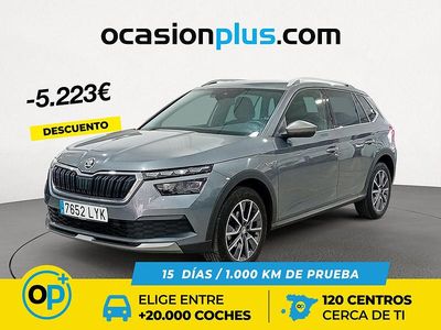 Usado Skoda Kamiq 110 CV (80 kW) 2022 Gris / plata SUV