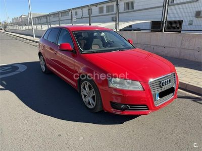 Usado Audi A3 Ambiente 105 CV (77 kW) 2008 Rojo Berlina