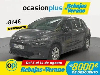 Usado Citroën C4 Picasso Live 100 CV (73 kW) 2017 Gris / plata Monovolumen
