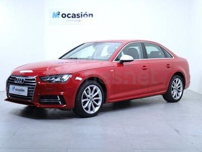 Usado Audi A4 S-Line 150 CV (110 kW) 2016 Rojo Berlina