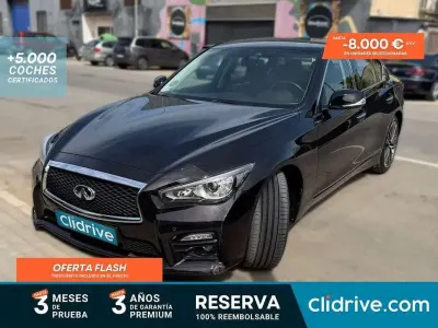 Usado Infiniti Q50 Sport Tech 170 CV (125 kW) 2017 Negro Berlina