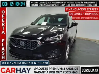 Usado Seat Tarraco Style 151 CV (111 kW) 2021 Negro SUV