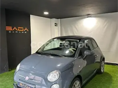 Usado Fiat 500 Pop 69 CV (50 kW) 2012 Gris / plata Descapotable