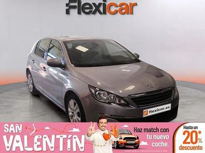 Usado Peugeot 308 Access 100 CV (73 kW) 2017 Gris Berlina