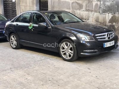 Negro Usado 2012 Mercedes C200 Elegance Berlina | 7900 € (Precio justo)