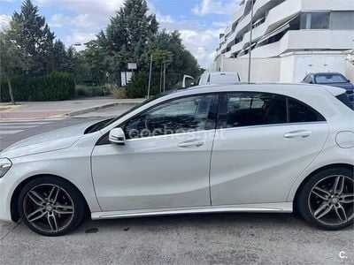 Blanco Usado 2016 Mercedes A200 AMG line Berlina | 16.600 € (Precio justo)