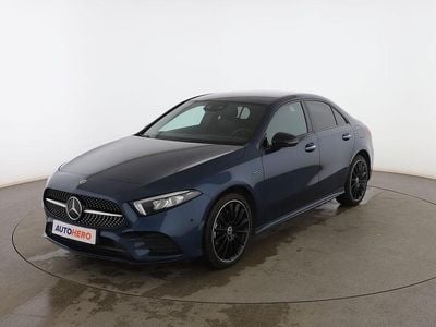 Usado Mercedes A250 AMG line 218 CV (160 kW) 2021 Azul Berlina