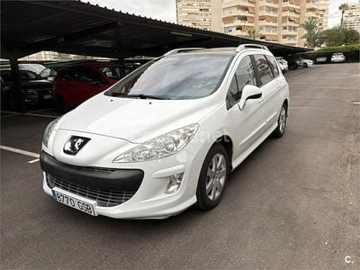 Blanco Usado 2009 Peugeot 308 SW Sport Familiar | 5200 € (Un poco caro)