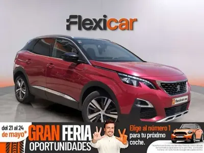 Usado Peugeot 3008 GT-line 131 CV (96 kW) 2019 Rojo SUV