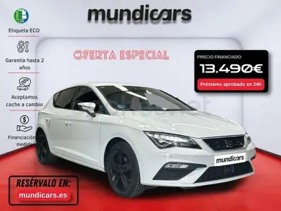 Usado Seat Leon FR 130 CV (95 kW) 2020 Blanco Berlina