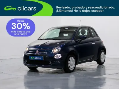 Usado Fiat 500 70 CV (51 kW) 2022 Azul Utilitario