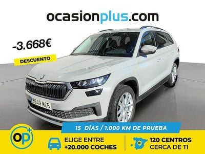 Usado Skoda Kodiaq Ambition 150 CV (110 kW) 2022 Gris / plata SUV