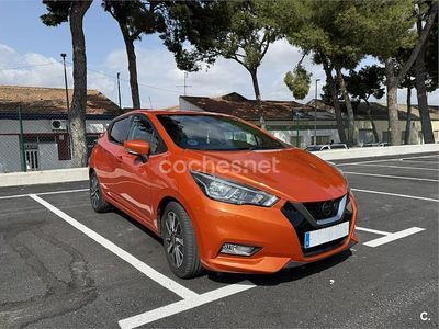 Usado Nissan Micra Acenta 73 CV (53 kW) 2017 Naranja Utilitario