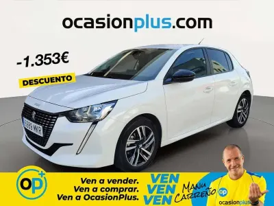 Usado Peugeot 208 Active 102 CV (75 kW) 2023 Blanco Utilitario