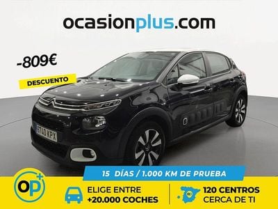 Negro Usado 2018 Citroën C3 Feel | 8900 € (Precio justo)