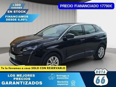 Usado Peugeot 3008 Active 130 CV (95 kW) 2022 Negro SUV