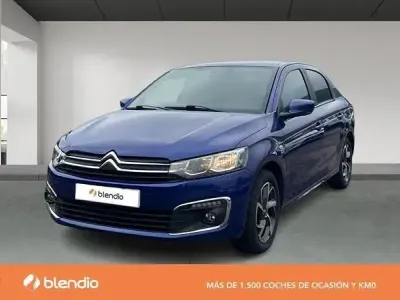 Usado Citroën C-Elysee I PureTech 82 CV (60 kW) 2017 Azul Berlina