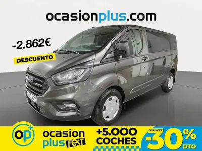 Usado Ford Transit Custom Trend 130 CV (95 kW) 2023 Gris Familiar