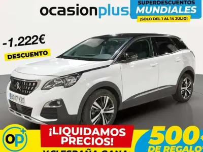 Usado Peugeot 3008 Allure 131 CV (96 kW) 2019 Blanco SUV