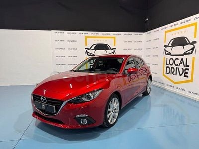 Usado Mazda 3 Luxury 150 CV (110 kW) 2015 Granate Berlina