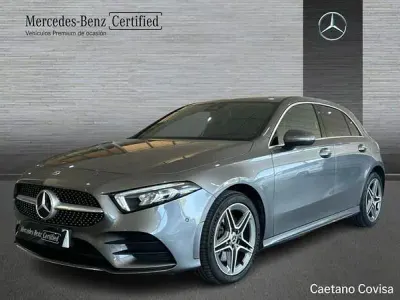 Usado Mercedes A250 AMG line 160 CV (117 kW) 2021 Gris / plateado