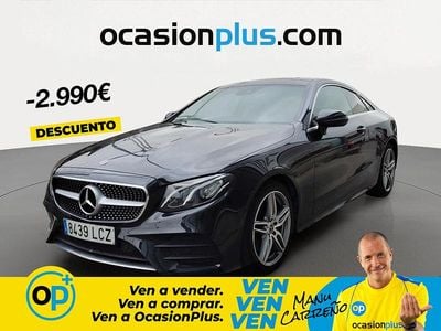 Usado Mercedes E220 194 CV (142 kW) 2019 Negro Coupe