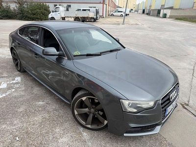 Usado Audi A5 Sportback S-Line 150 CV (110 kW) 2014 Gris / plata Utilitario
