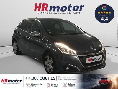 Usado Peugeot 208 Allure 82 CV (60 kW) 2017 Gris Utilitario