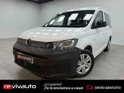 Usado VW Caddy 122 CV (89 kW) 2022 Blanco Monovolumen