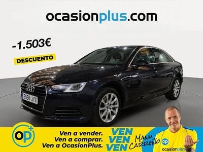 Brugt Audi A4 Advanced 150 HK (110 kW) 2017 Blå Sedan