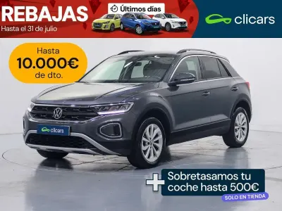 Usado VW T-Roc Life 116 CV (85 kW) 2022 Gris SUV