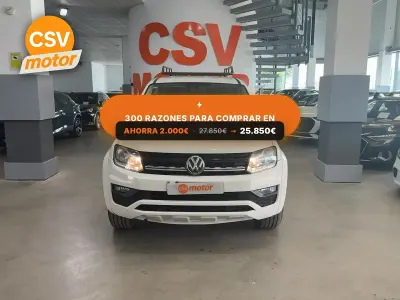 Usado VW Amarok Trendline 204 CV (150 kW) 2019 Blanco Pickup/Camioneta