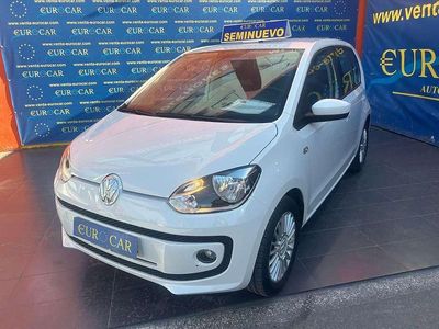 Begagnad VW up! high up! 60 HK (44 kW) 2014 Vit Halvkombi