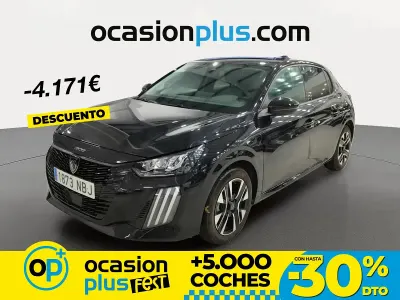 Usado Peugeot 208 Allure 100 CV (73 kW) 2025 Negro Utilitario