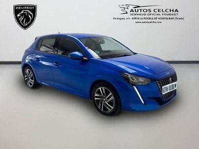 Usado Peugeot 208 Allure 100 CV (73 kW) 2021 Azul Utilitario