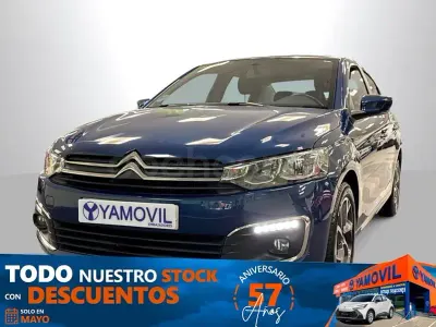 Usado Citroën C-Elysee I PureTech 82 CV (60 kW) 2018 Azul Berlina