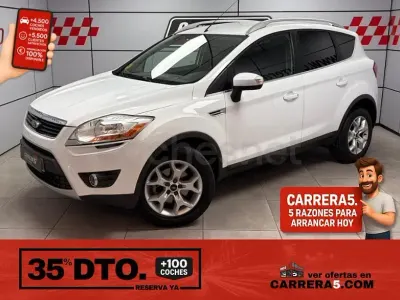 Brugt Ford Kuga Titanium 136 HK (100 kW) 2010 Hvid SUV