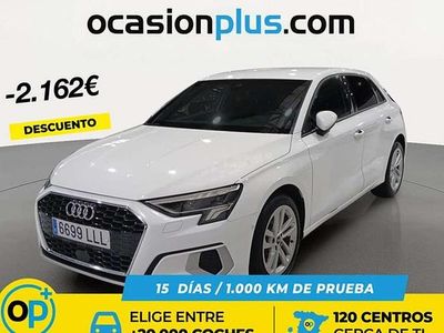 Usado Audi A3 Sportback Advanced 110 CV (80 kW) 2020 Blanco Utilitario