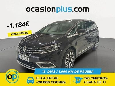 Usado Renault Espace Initiale Paris 160 CV (117 kW) 2017 Negro Monovolumen