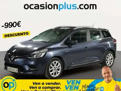 Usado Renault Clio GrandTour Zen 90 CV (66 kW) 2018 Gris Familiar