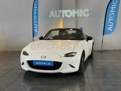 Usado Mazda MX5 Style 131 CV (96 kW) 2017 Blanco Descapotable