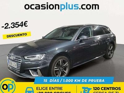 Usado Audi A4 S-Line 170 CV (125 kW) 2019 Gris Familiar