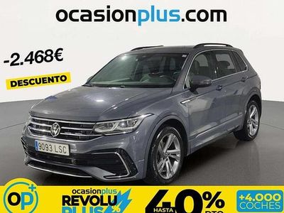 Usado VW Tiguan R-line 150 CV (110 kW) 2021 Gris SUV