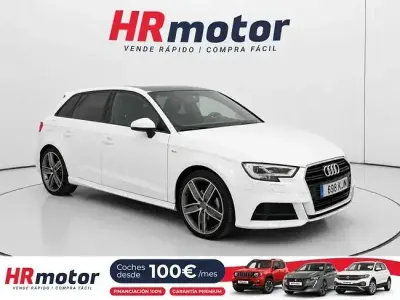 Usado Audi A3 S-Line 150 CV (110 kW) 2018 Blanco Berlina
