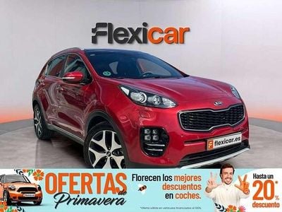 Usado Kia Sportage GT-Line 136 CV (100 kW) 2016 Burdeos SUV