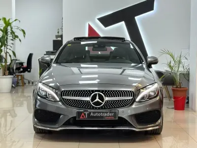 Occasion Mercedes C250 AMG line 204 PK (150 kW) 2016 Grijs Coupé