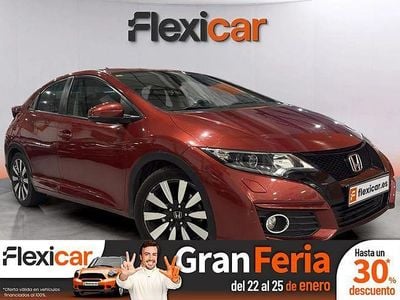 Rojo Usado 2016 Honda Civic Elegance Berlina | 13.990 € (Buen precio)