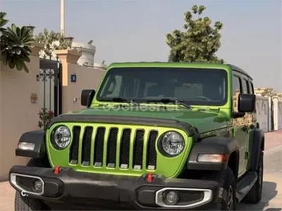 Usado Jeep Wrangler Unlimited Rubicon 284 CV (208 kW) 2018 Verde SUV