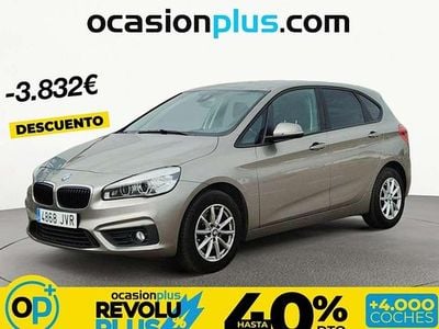 Usado BMW 218 Active Tourer 150 CV (110 kW) 2016 Plateado Monovolumen