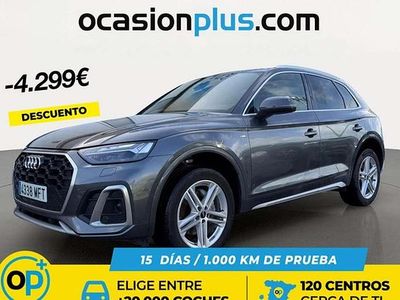 Usado Audi Q5 S-Line 204 CV (150 kW) 2023 Gris SUV